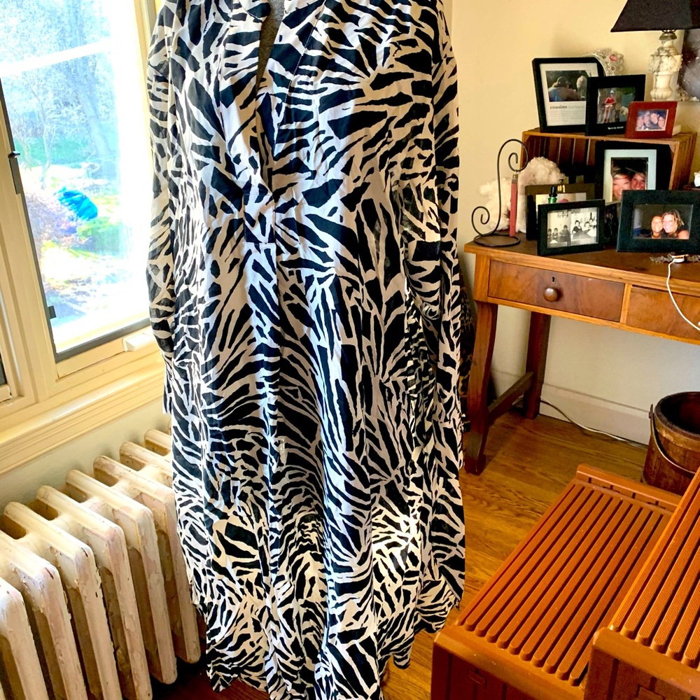 H&M sz large animal print dress